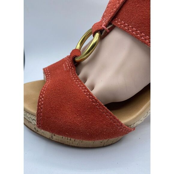 Coach Valeann Womens Tulip Platform Suede Sandal Size 8B - Picture 8 of 15
